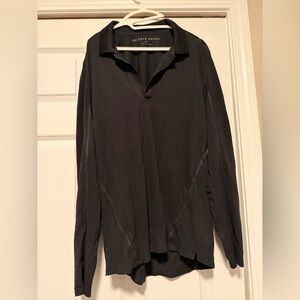 Orlebar Brown Black Shirt